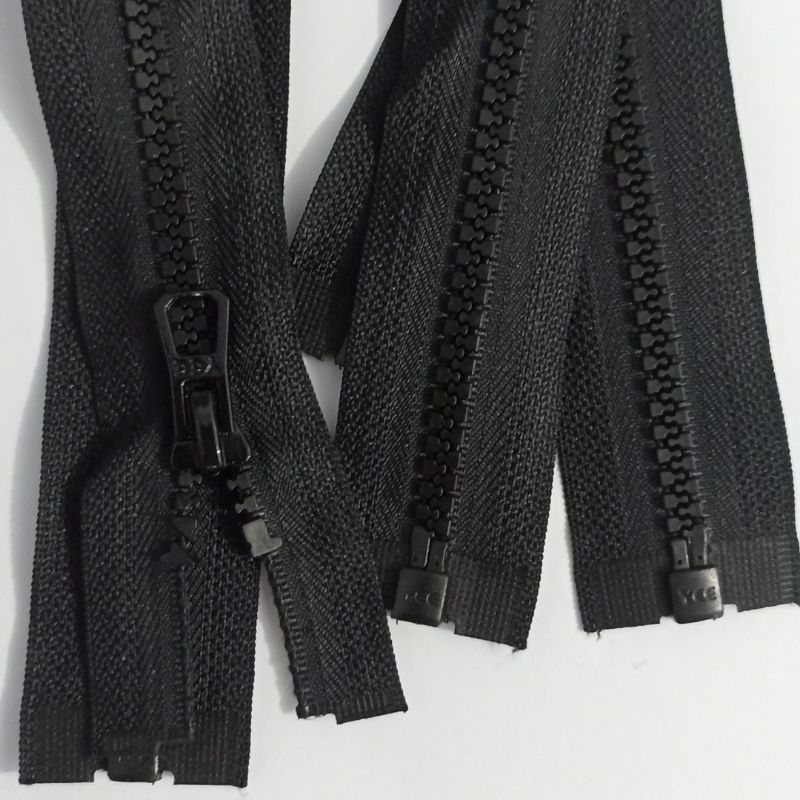 Resleting jaket YEE 30cm-80cm HITAM 1 penjahit wanita mojokerto